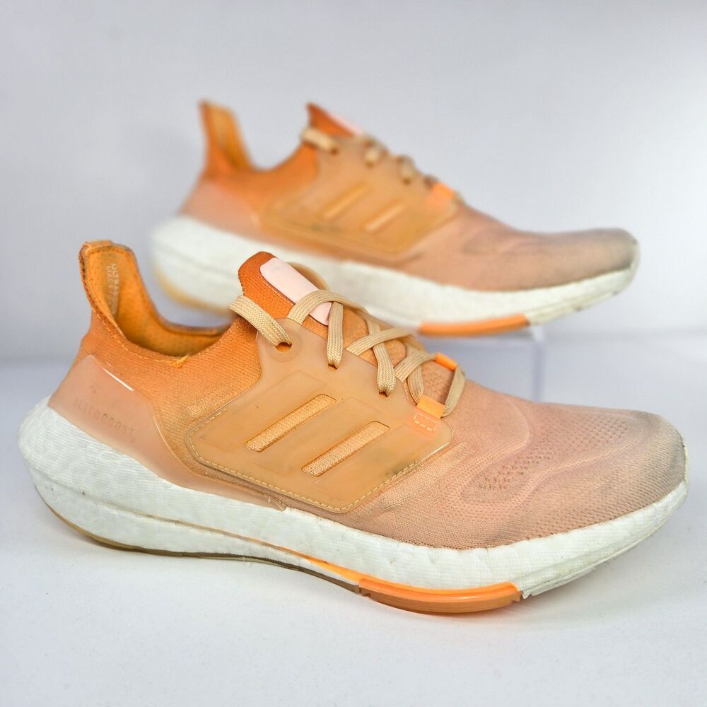Adidas Ultraboost 22 Orange Running Shoes GX8018 Men’s 8.5